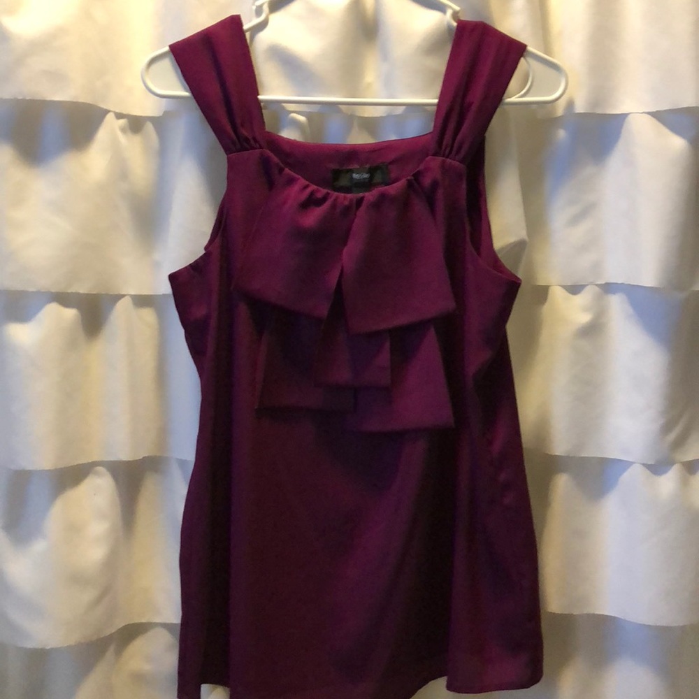 Plum dress top